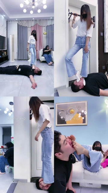 【麋鹿银儿】残暴的女王 喜欢踩头