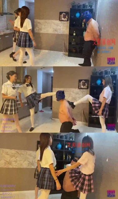 【未知女主】JK学生妹 各种乱踢