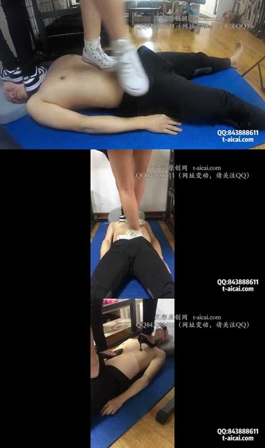 【微微女王】和闺蜜一起玩奴 耐克 匡威 高跟踩踏