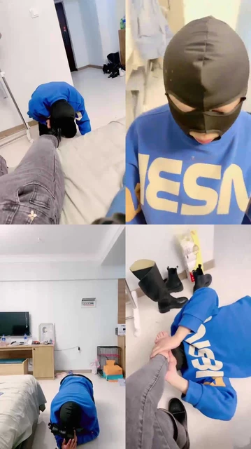 【兔兔大人】喝多后暴力踢裆