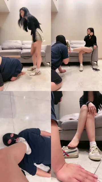 【女王大大】踩踏 踢裆 鞭打