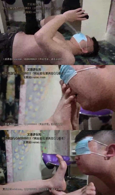 【未知女主】过膝长靴残忍践踏贱狗 脱下长靴让贱狗用舌头洗脚