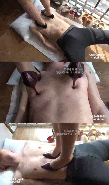 【素人】欣欣穿四双高跟鞋 踩踏小M