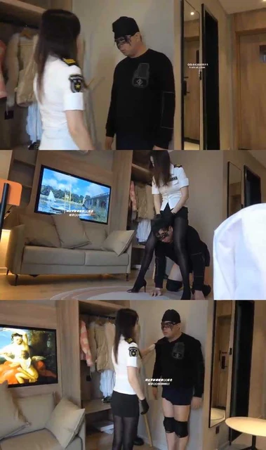 【妍主大大】剧情调教 美女警花耳光刑讯