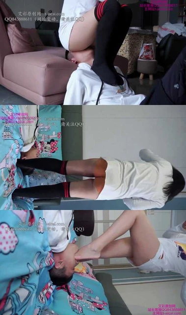 【90日常】过膝袜踩脸 全体重坐脸