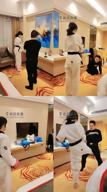 【暴力美学】跆拳道女神暴力tj