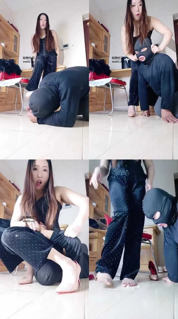 【美柠】白领S-高跟肉丝美腿虐-坐脸掐乳