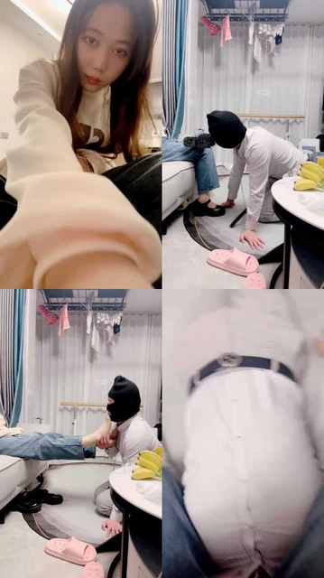 【叶子】调教贱狗舔鞋皮鞭抽脸