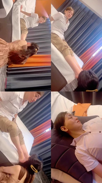 【橘子没熟】素人首次体验-清理工作一天的酸臭脚