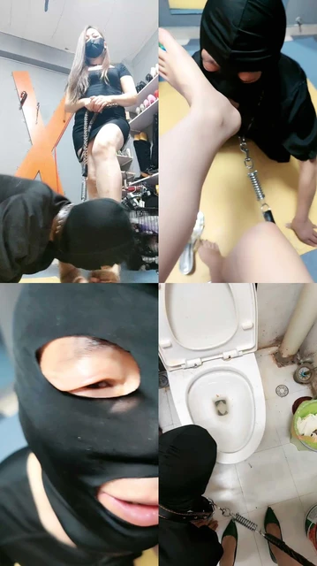 【东营天香百合】骚公狗舔马桶