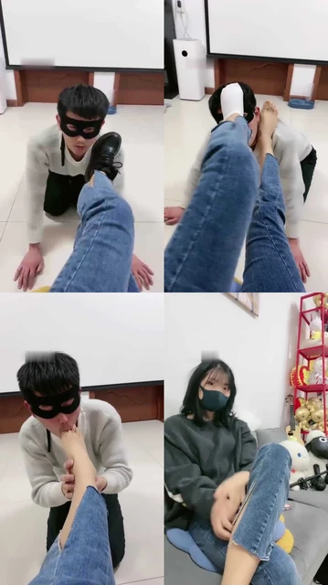 【美离子】和男友逛街后原味羞辱奶狗