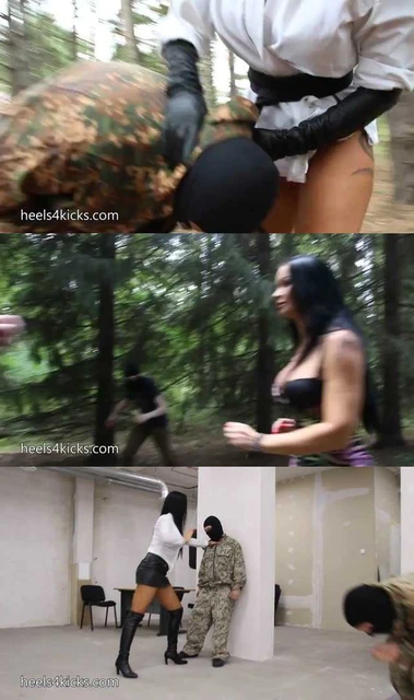 【欧美女王】Heels4长靴打女一人单挑一群