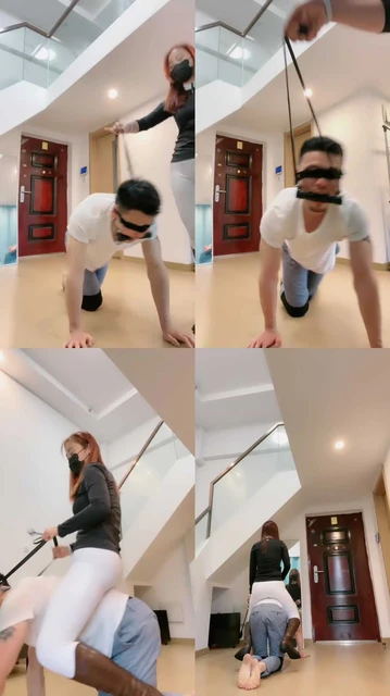 【语阳】马术女教练-骑马犬化/鞭打/断头骑