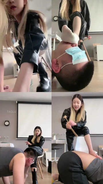 【训狗师音音】第一次现实的狗被欺负求饶