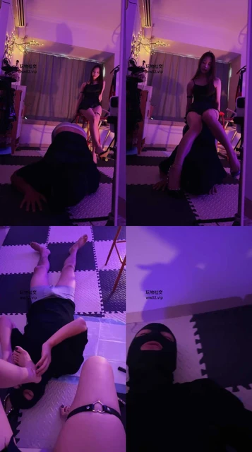 【Katie】鞭打/高跟黑丝踩虐/骑狗背/坐脸窒息