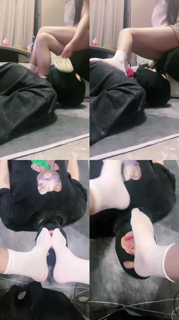 【琪琪大人】脏拖鞋捂脸/原味白袜气味羞辱