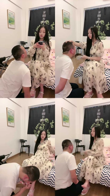 【奈奈生】暴力耳光/sp/舔脏鞋底/踩踏食物喂食