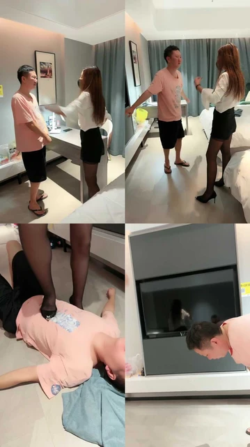 【七颜】上司高压暴揍下属-强制圣水/耳光踢裆/深喉虐乳【双视角】