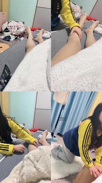 【沐沐大大】闺蜜犬伺候肉丝美腿/自己抽耳光