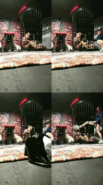 【月神】暗黑刑房堵嘴狗笼囚禁