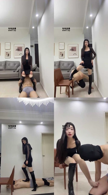 【莫莉】超美细高跟虐狗