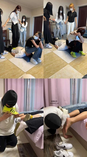 【精神小妹】4S学生-全体重踩踏/坐脸窒息