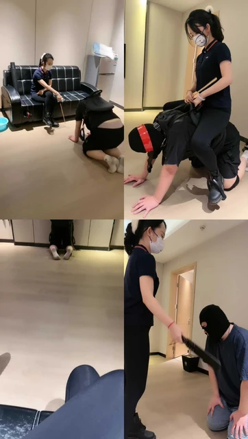 【Cherry】藤条重度抽打/骑马犬化/伺候沐足