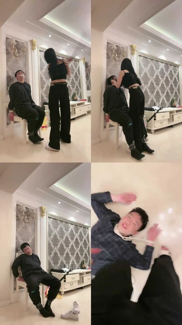 【桃幼幼】精神小妹-白袜塞嘴/暴力踢踹/鞭打/捆绑踩踏