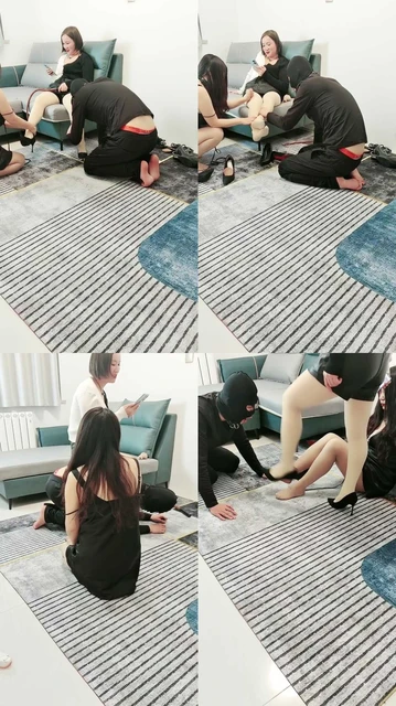 【美容院】情侣奴-奴下奴-教女奴怎么虐狗