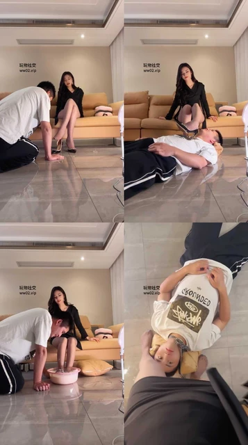 【了了的】掐乳坐脸窒息/肉丝脚踩虐/喝洗脚奶