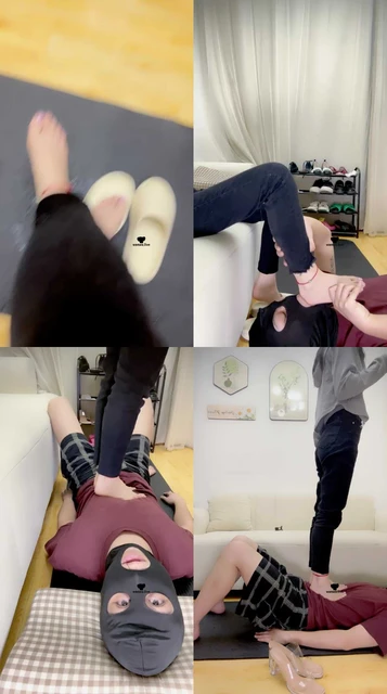 【安乐】清理裸足/磕头求虐/全体重踩踏