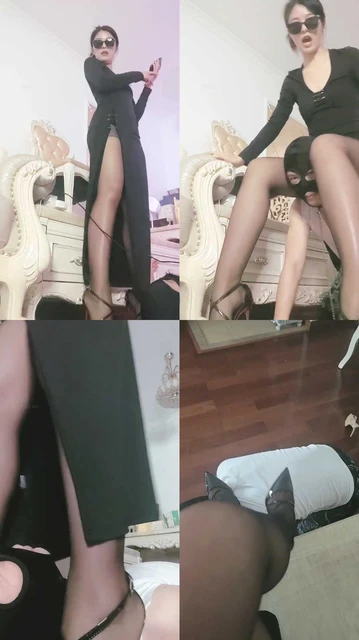 【美璐大大】居高临下-黑丝高跟美腿踩虐