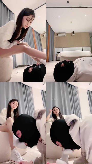 【川野尤娜】清理脏鞋/全体重踩/狂吸白棉袜