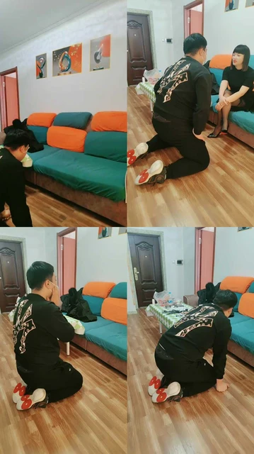 【大庆S】高跟黑丝踩虐脚下奴【完整版】