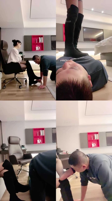 【川野尤娜】白富美S-长靴虐废猥琐继父