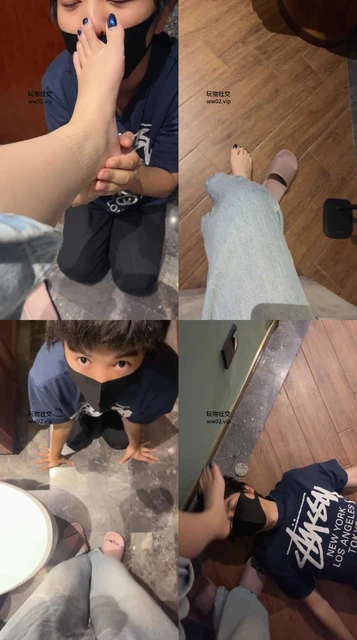 【清酒女主】奶狗沉浸式舔白袜裸足/脚喂食