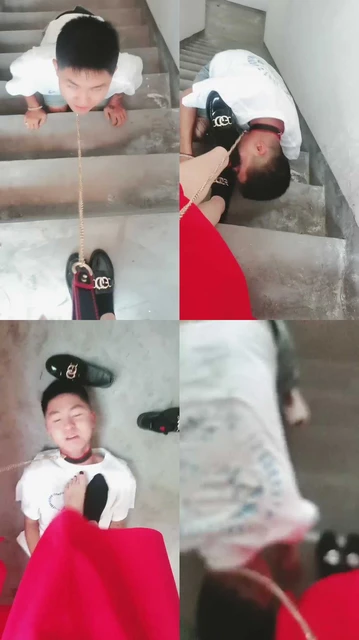 【紫烟】楼道驯化跟踪狂狗