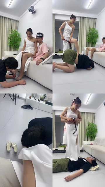 【狗哥】情侣调绿帽-人肉坐垫/舔脏鞋/鞭打/踩踏转胯提档