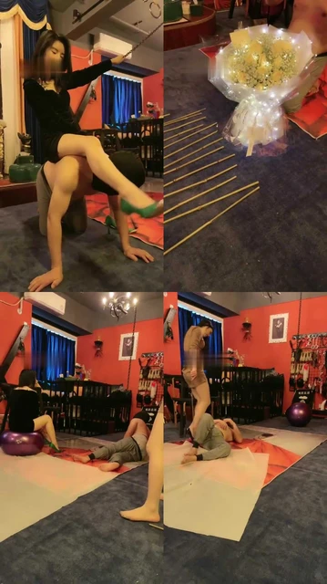 【晨晨&思雨】双S-超狠挑战藤条【完整版】