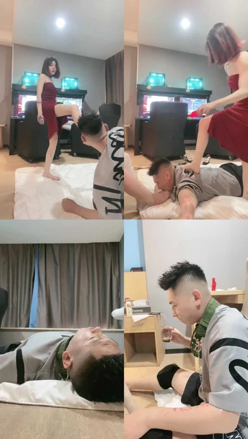 【智恩】电竞酒店-三人修女妹妹哥哥反被调-踩踏滴蜡耳光-喂口水