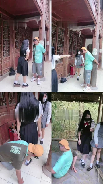 【悠悠大魔王】古城户外戏耍偷拍狂【双视角版】