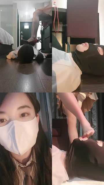 【米小唐】胯下辱/高跟黑丝踩地毯狗