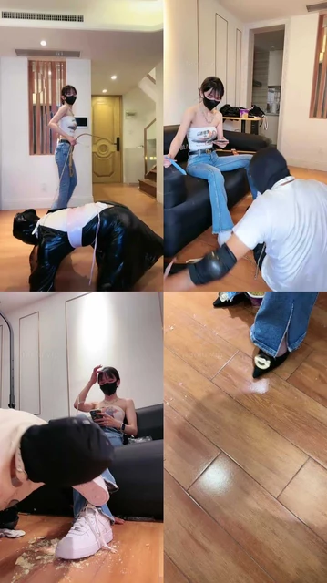 【暴力美学】矮脚马骑乘/吊绑狠抽/蜡烛烫嘴/圣水泡面