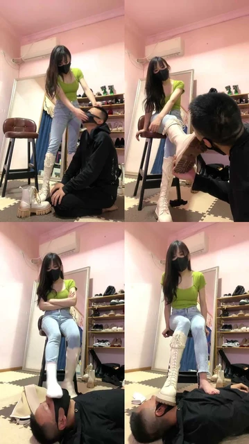 【伊晨】剧情-绿帽专场-舔脏鞋底/闻臭袜/圣水