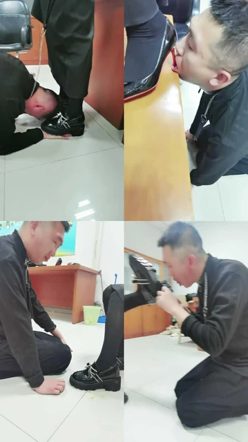 【璃茉老师】白领S-办公室皮鞋黑袜虐下属【下】