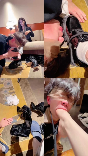 【不知名美女】模特S-上门只求刷鞋的贱奴