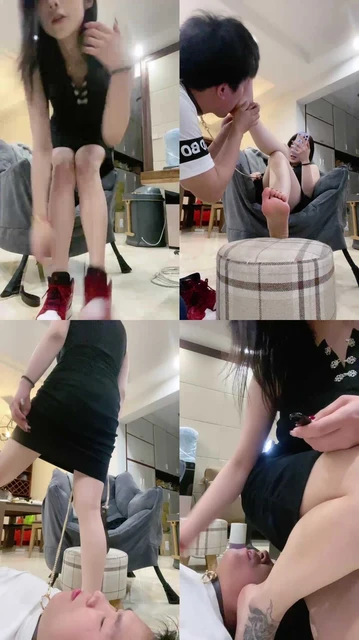 【不知名美女】AJ女神调司机狗/脚耳光/踢裆舔脚