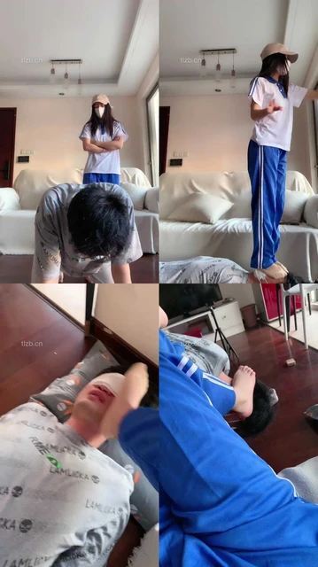 【宝爷】学生服-小白鞋船袜踩虐/掐脖窒息