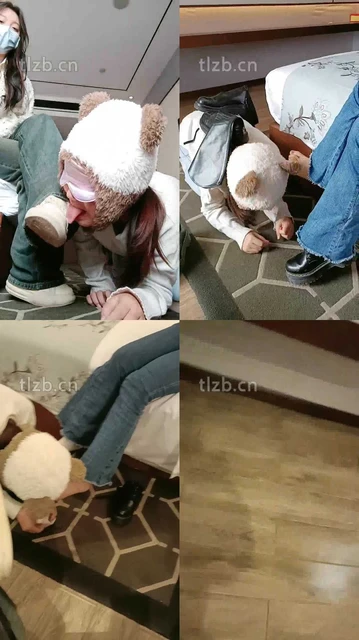 【爱可呀】双S-伺候超模学姐-胯下羞辱/舔脚清理鞋底