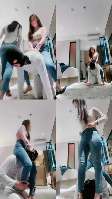 【漫漫】双胞胎姐妹花-轮流骑马狗爬